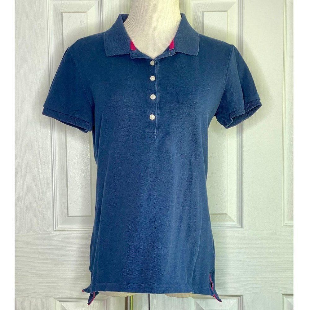 DKNY Blue Short Sleeve Polo Shirt